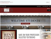 Tablet Screenshot of harvardcoopbooks.bncollege.com
