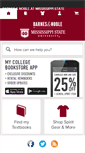 Mobile Screenshot of msstate.bncollege.com