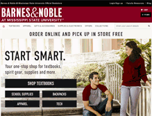 Tablet Screenshot of msstate.bncollege.com