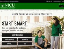 Tablet Screenshot of njcu.bncollege.com