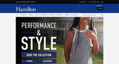 Desktop Screenshot of hamilton.bncollege.com