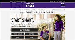 Desktop Screenshot of lsu.bncollege.com