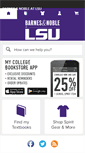 Mobile Screenshot of lsu.bncollege.com