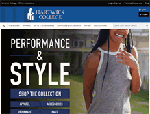 Tablet Screenshot of hartwick.bncollege.com