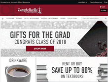 Tablet Screenshot of campbellsville.bncollege.com