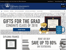 Tablet Screenshot of columbia.bncollege.com