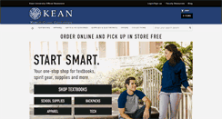 Desktop Screenshot of kean.bncollege.com