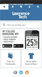 Mobile Screenshot of lawrence-tech.bncollege.com