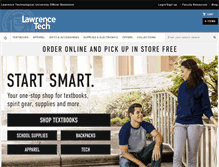 Tablet Screenshot of lawrence-tech.bncollege.com
