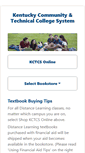 Mobile Screenshot of kctcs.bncollege.com