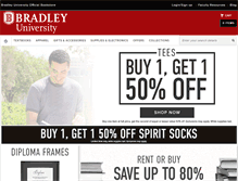 Tablet Screenshot of bradley.bncollege.com