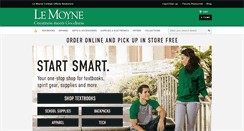 Desktop Screenshot of lemoyne.bncollege.com